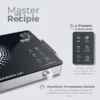 indo infrared induction cooktoop | 2000w electric gas chulha | 1 year warranty