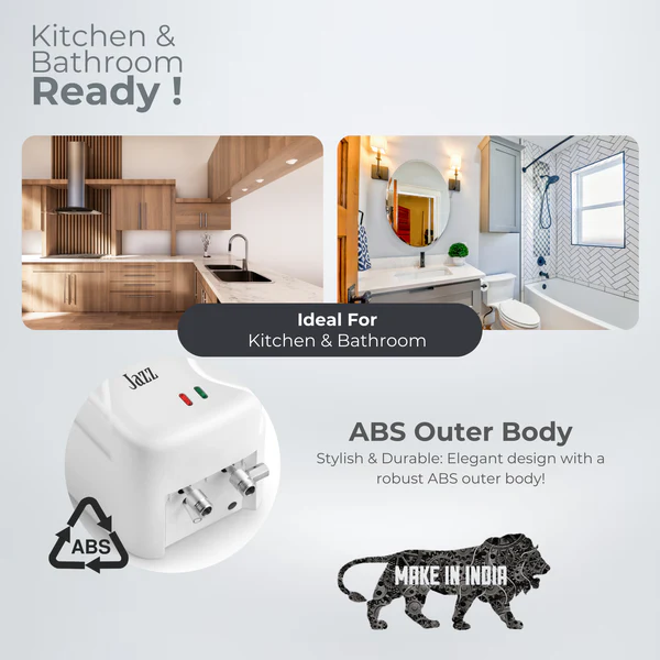 indo jazz instant water heater | 3000w instant geyser suitable for bathroom & kitchen indo jazz instant water heater | 3000w instant geyser suitable for bathroom & kitchen