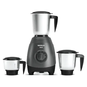havells zello 750w mixer grinder 3 jars black